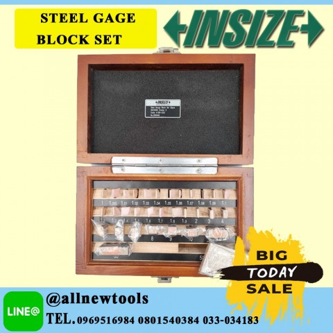 𝐒𝐓𝐄𝐄𝐋 𝐆𝐀𝐆𝐄 𝐁𝐋𝐎𝐂𝐊 𝐒𝐄𝐓 เกจบล็อค ยี่ห้อINSIZE